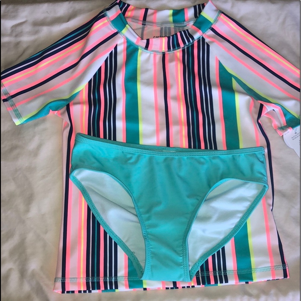 Carter’s Kid Swimsuit 2 Pieces 14 UPF 50+
